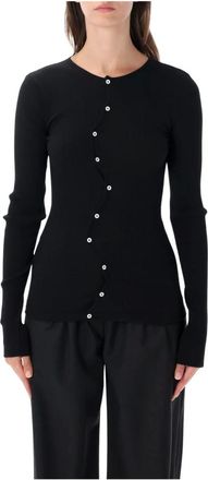 OperaSPORT Claire Seamless Cardigan - Knitwear - Mujer - Negro - M