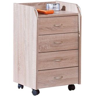 Inter Link SAS Cassettiera Inter Link in laminato finitura rovere dim. 40x36x65h