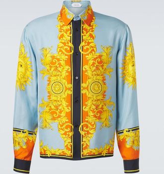 Versace Printed silk shirt