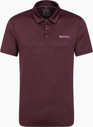 Mountain Warehouse Mens Mountain Warehouse Mens Deuce IsoCool Polo Shirt - Red - Size: 46