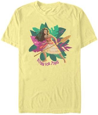 Disney Mens Moana Born For This Graphic T-Shirt in Banana at Nordstrom, Size Xx-Large