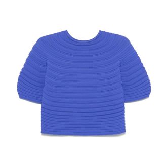 Issey Miyake Donna, Camicette, Blu, Taglia unica, new