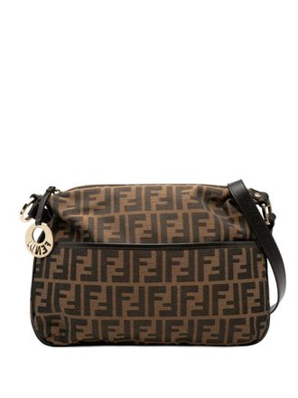 Fendi 2010-2025 Zucca Canvas Chef crossbody bag - women - Calf Leather/Canvas/Leather - One Size - Brown