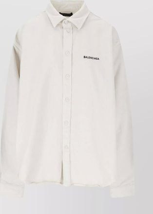 Balenciaga denim oversized shirt