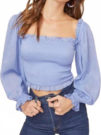 Astr Teri Top In Periwinkle
