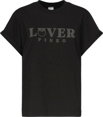 Pinko T-shirt con logo - Nero