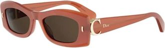 Dior Initials S1I - unisex - Zonnebrillen - Bruin - 53 MM - Accessoires