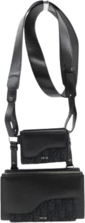 Dior Pre-owned Cross Body Bags, male, Black, Size: ONE SIZE Pre-owned Handbag