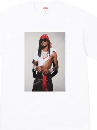 SUPREME Playboi Carti Tee - Heren - T-shirts - Wit - XL - Katoen - Tops