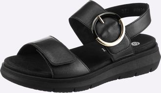 Remonte Sandale REMONTE, Damen, Gr. 37, schwarz, Glattleder, Schuhe Sandale