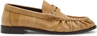 Saint Laurent Le Loafer 15 Eelskin Leather Loafers - Beige - 37 (IT37 / UK4)