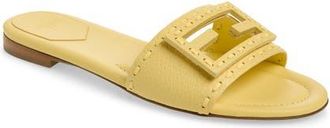 Fendi Signature Slide Sandal in Light Sorbetto at Nordstrom, Size 10.5Us