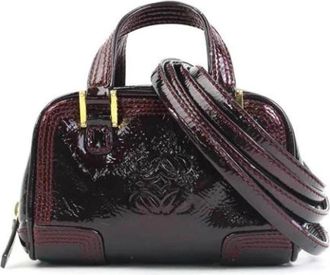 Loewe Pre-owned Mini Bag - Dames - Vintage Mini Tas - Rood - ONE Size - Leer - Vintage