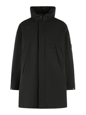 C.P. Company C. P. Company Long Down Jacket In Black Pro-Trek