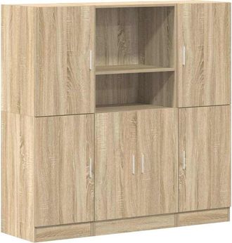 vidaXL Vidaxl - Set de muebles de cocina 3 pzas madera ingeniería roble sonoma