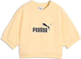 Puma (WMNS) PUMA Elevated Essentials Relaxed Sweatshirt Buttercream 636645-88