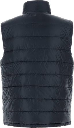 Herno Mens Navy Blue Nylon Sleeveless Down Jacket Blu-Chantilly Piumini Blu/chantilly
