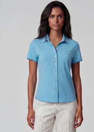 Lords of Harlech Solid Womens Shirts in Teal at Nordstrom, Size X-Small