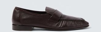 The Row Soft leather loafers