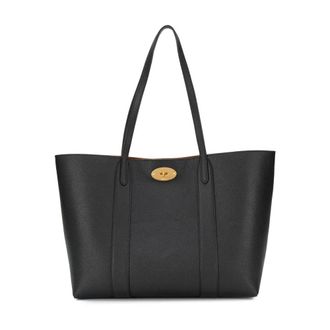 Mulberry Tassen, Dames, Zwart, ONE Size, Leer, Klassieke Bayswater Tote Tas
