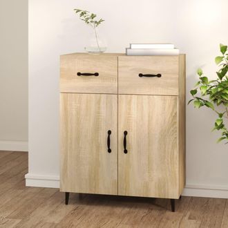 vidaXL Vidaxl - Aparador De Madera De Ingenier&iacute;a Roble Sonoma 69,5x34x90 Cm