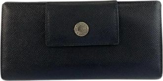 Bulgari Pre-owned Portafoglio Lungo in Pelle Classico Nero - - Pre-owned - Donna - Nero - ONE SIZE