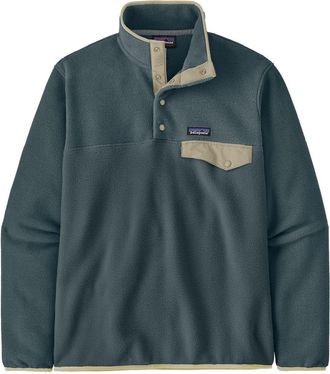 Patagonia Mens Lightweight Synchilla Snap-T Fleece Pullover Blue Xxxl