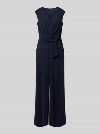 Vera Mont Jumpsuit mit Knoten-Detail in Dunkelblau, Gr&ouml;&szlig;e 40