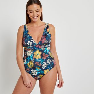La Redoute Triangel badpak, bloemenprint