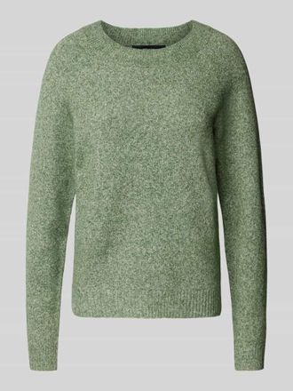 Vero Moda Regular Fit Strickpullover mit Stretch-Anteil Modell DOFFY in Schilf, Größe XL