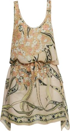 Pucci Abito smanicato a fiori - Toni neutri