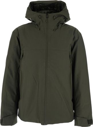 The North Face Green Solid Hood Jackets