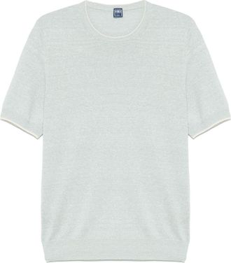 Fedeli knitted T-shirt - Blue