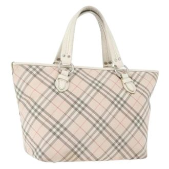 Burberry Pre-owned Handbags, female, Pink, Size: ONE SIZE Pre-owned Hand Bag