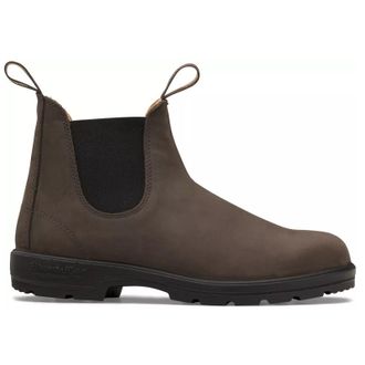 Blundstone 2345 Nubuck Leather Unisex Chelsea Boots - Brown - Size:UK 10.5