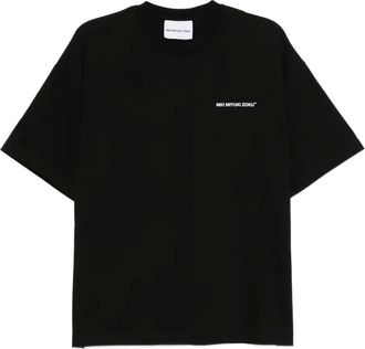 Mki Miyuki Zoku Uniform T-shirt - men - Cotton - M - Black