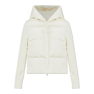 Canada Goose Cardigans, female, Beige, Size: S HyBridge Wide Quilt Knit Hoody