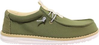 Hey Dude Wally Mesh - Heren - Loafers - Groen - 41 EU - Katoen - Schoenen
