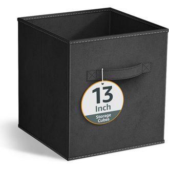 Sorbus Large Collapsible Storage Cube in Black at Nordstrom Rack