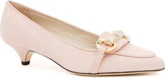 Amalfi By Rangoni Astarte Pointed Toe Kitten Heel Pump in Powder Cashmere at Nordstrom, Size 6.5