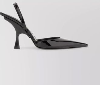 The Attico ester pumps with peculiar curved heel
