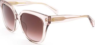 Rag & Bone Rag & Bone Womens 56mm Brown Sunglasses