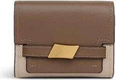 Radley London The Christina- Colourblock Medium Flapover Wallet in Porcini at Nordstrom