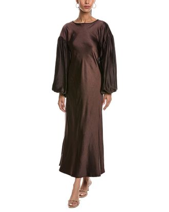 WeWoreWhat Weworewhat Balloon Sleeve Maxi Dress