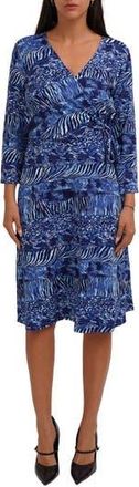 Sunny Leigh Print Wrap Dress in Clare at Nordstrom Rack, Size X-Large