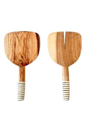 Siafu Home Punda Milia Serving Spoons in Natural at Nordstrom