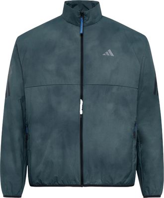 adidas Lightweight UPF All Over Print Woven Jacket Asia Sizing Night Grey Grey Four KY4909