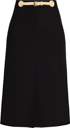 Valentino Garavani Belted A-Line Skirt