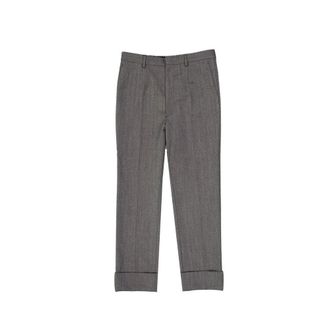 Prada Hombre, Pantalones, Gris, Talla: M