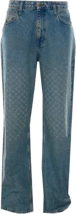 Daily Paper Clothing Faded Monogram Amba Jeans